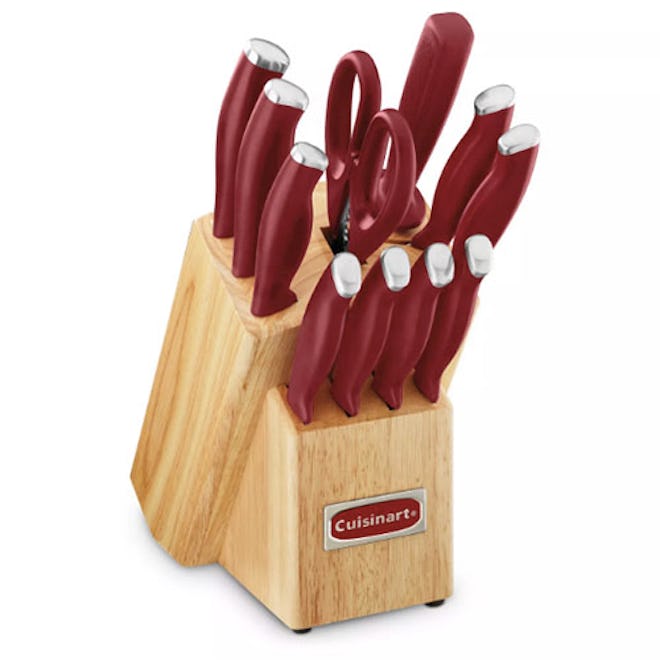 Cuisinart Color Pro Collection 12-Piece Red Cutlery Set