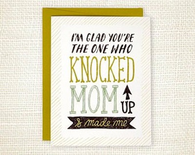 Funny Father's Day Card - Knocked Up