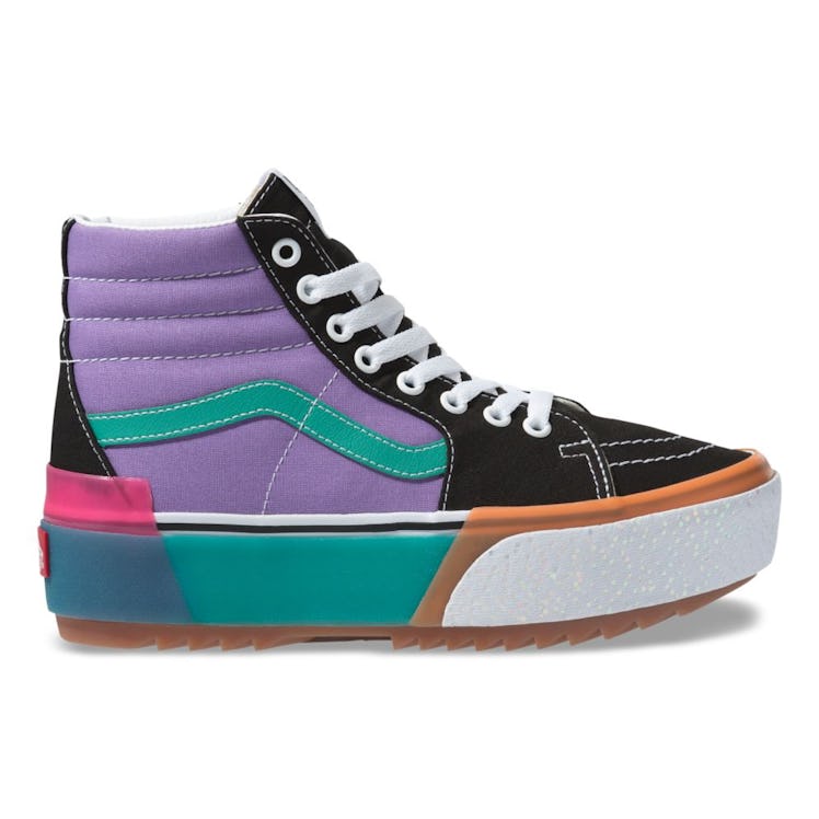 These Vans Stacked Sneakers Come In Low & High Tops, & I Need Both