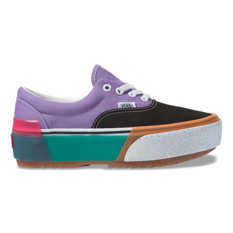 These Vans Stacked Sneakers Come In Low & High Tops, & I Need Both