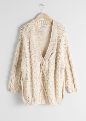 Organic Cotton Cable Knit Sweater
