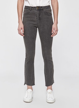 Lola Cropped Skinny Jean In Grey