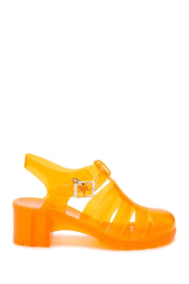 Caged 2025 jelly shoes