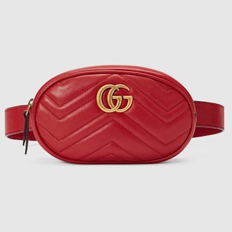 GG Marmont Matelassé Leather Belt Bag