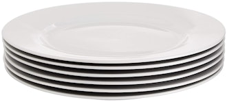 AmazonBasics 6-Piece Dinner Plate Set