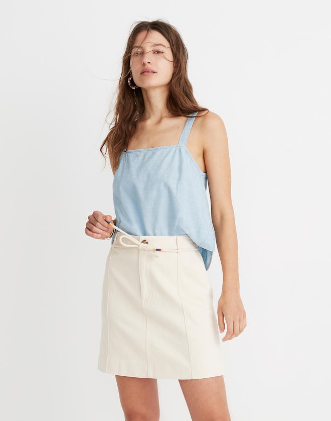 Capital A-Line Mini Skirt