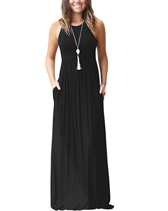 GRECERELLE Women's Sleeveless Racerback Dress