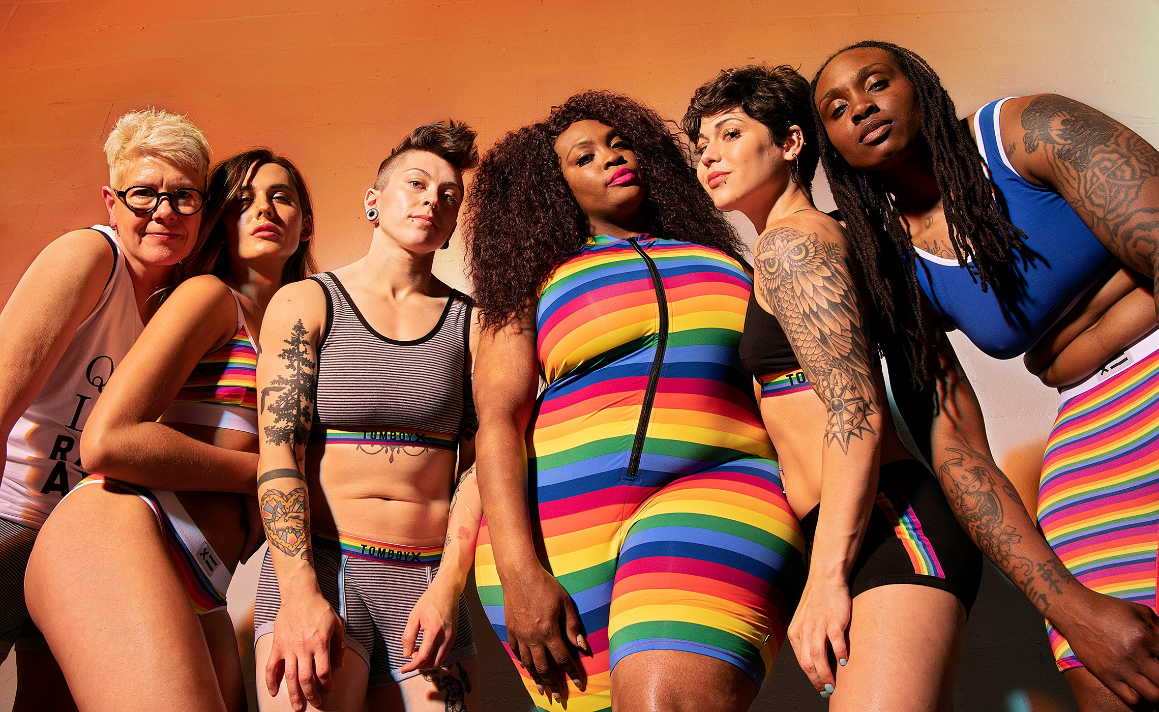TomboyX's 2019 Rainbow Pride Collection Showers Every Body In