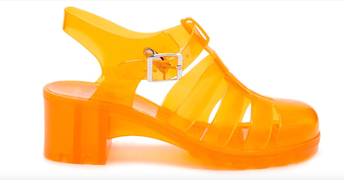 Caged 2024 jelly shoes