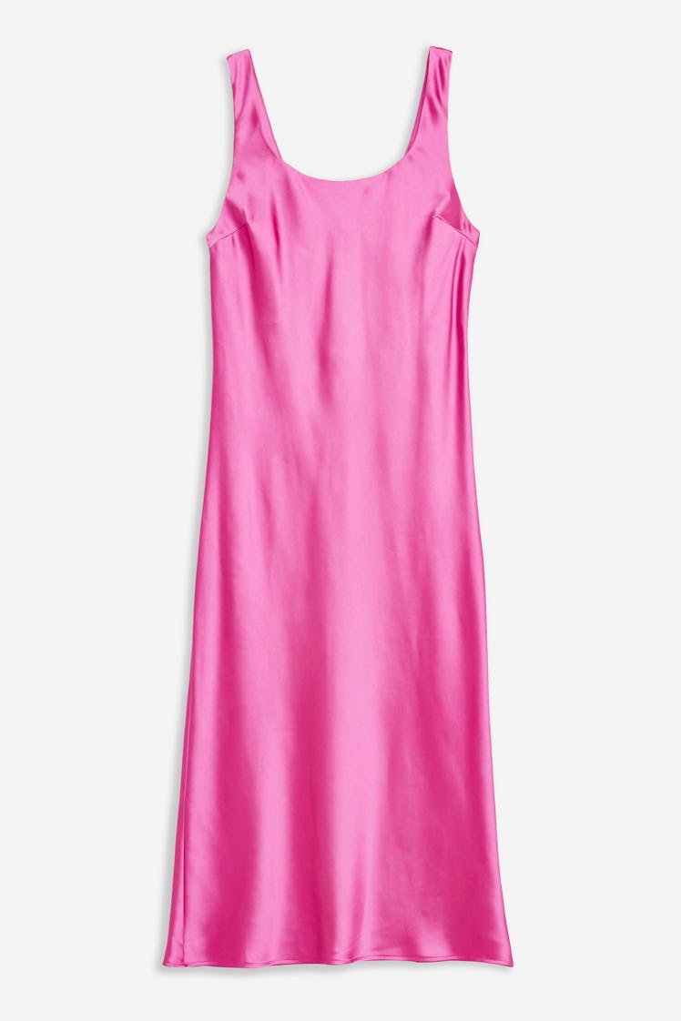 Pink Built Up Slip Dress