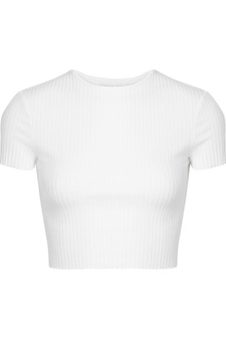 Esmee Cropped Ribbed T-Shirt