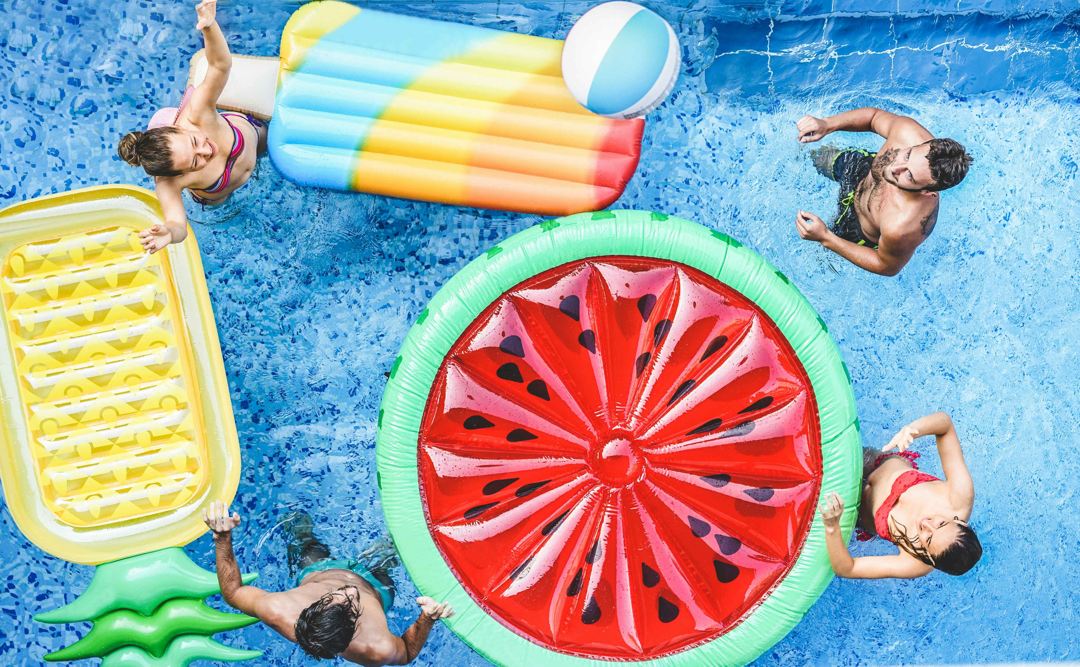 large pool floaties