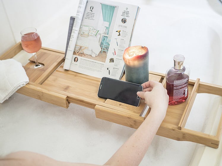 ModernTropic Bamboo Bath Caddy