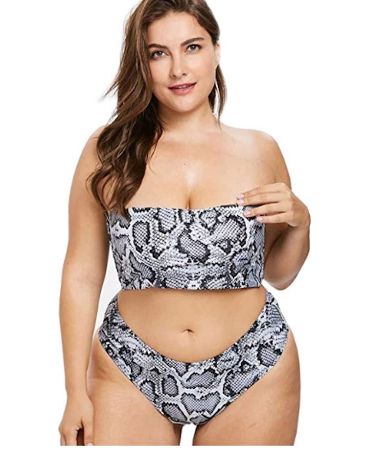 Yii ouneey Women Plus Size Swimwear 