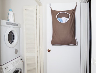 Urban Mom Door-Hanging Laundry Hamper 