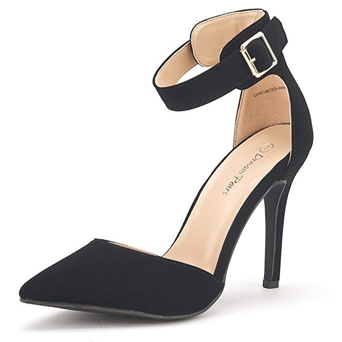 Dream Pairs Pointed Toe Ankle Strap Pumps