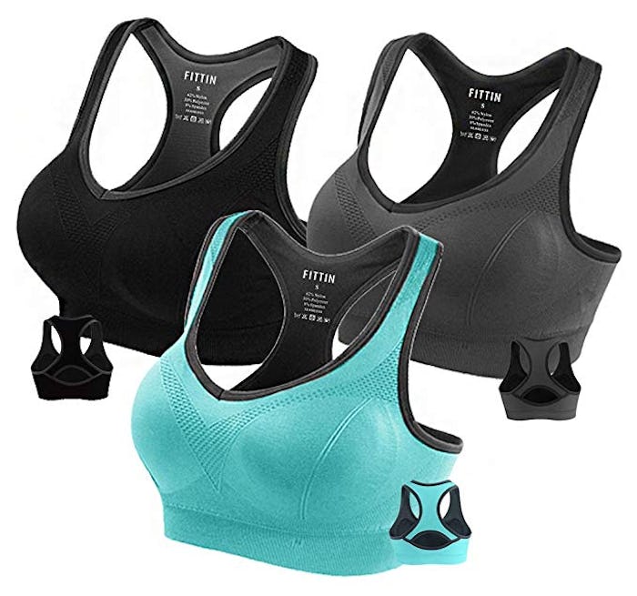 Fittin Racerback Sports Bras (3-Pack)