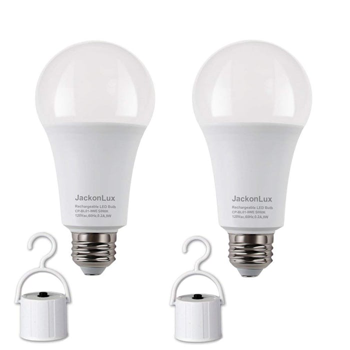 JackonLux Rechargeable LED Bulb (2-Pack)