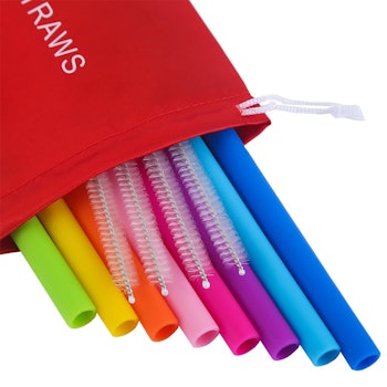 Mcool Silicone Straws (8 Pack)