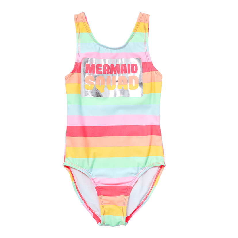 The Children's Place Rainbow Stripe One-Piece Swimsuit