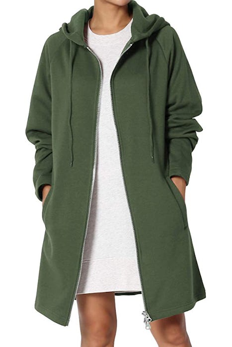 TheMogan Basic Loose Fit Pocket Pullover Hoodie