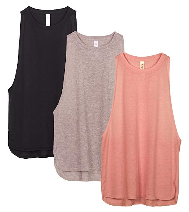 Icyzone Workout Tank Tops for Women (3 Pack)