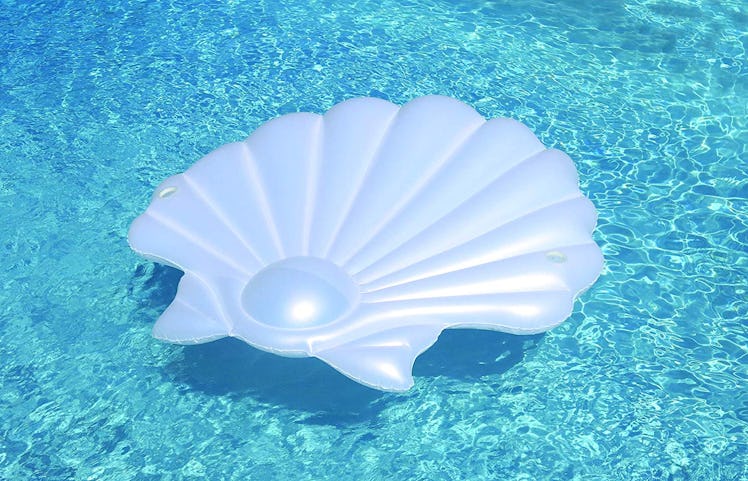 Swimline Seashell Island Extra Large Swimming Pool Float