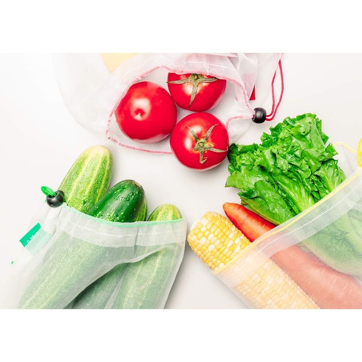 YIHONG Zero Waste Produce Bags (Set of 15) 