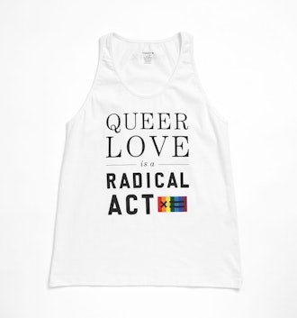 Queer Love Tank Top - White 