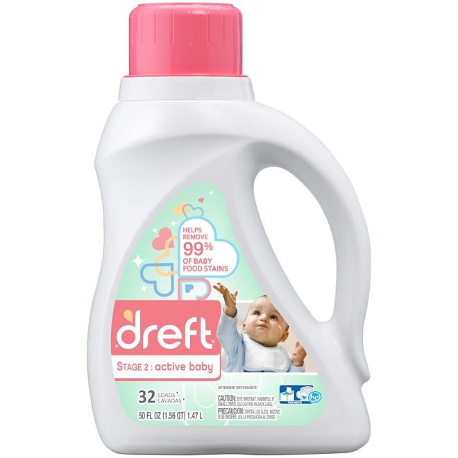 Dreft® Stage 2: Active Baby Liquid Laundry Detergent