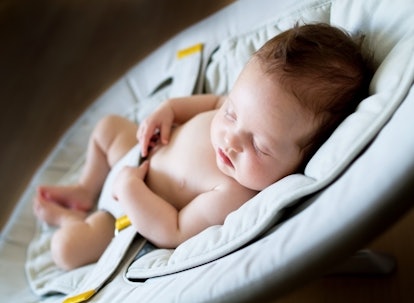 Experts say you should follow all the manufacturer's guidelines for your baby's infant swing.