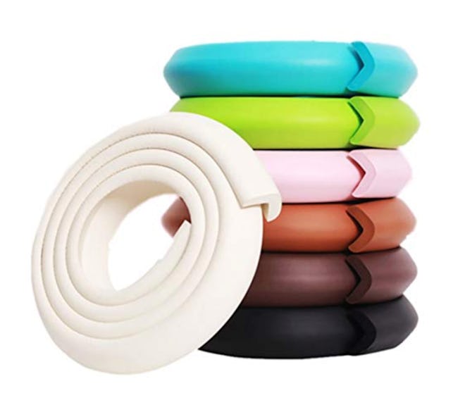 M2cbridge L Shape Extra Thick Furniture Table Edge Protectors Foam Baby Safety Bumper Guard