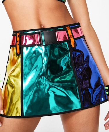 Rainbow Runner Mini Skirt