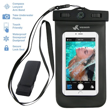 VK Voxkin Premium Quality Universal Waterproof Case with Armband, Compass, Lanyard