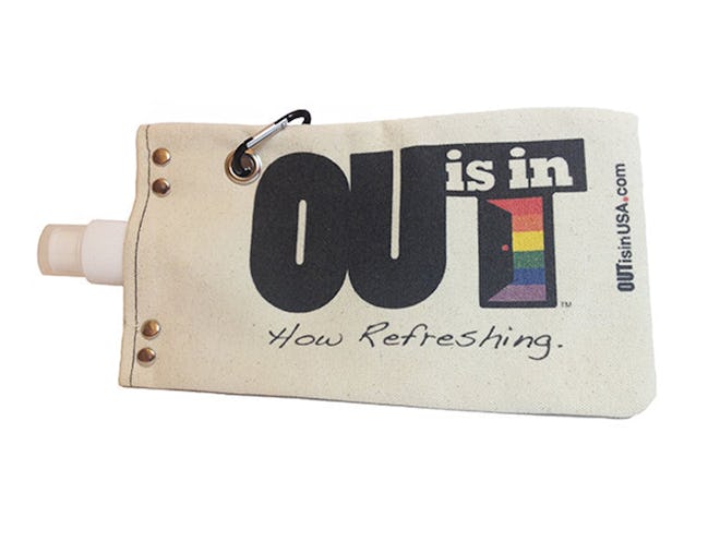 OUT Is In Canvas Water Tote