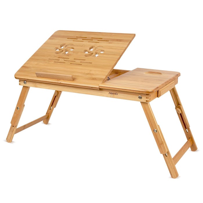 Homfa Bamboo Laptop Desk 