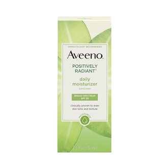 Aveeno Positively Radiant Daily Moisturizer with Soy, 2.5 