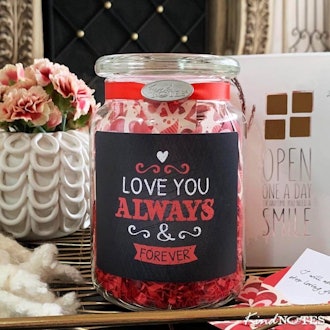Love You Always Jar of Notes