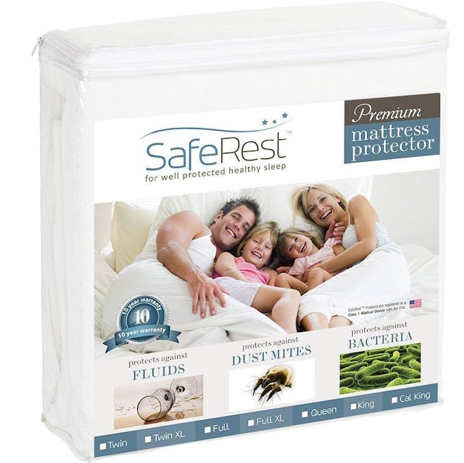 SafeRest Premium Mattress Protector (Twin) 