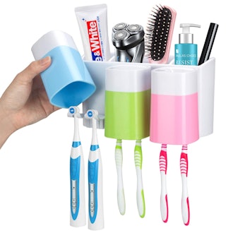 iHave Wall-Mounted Toothbrush Holder