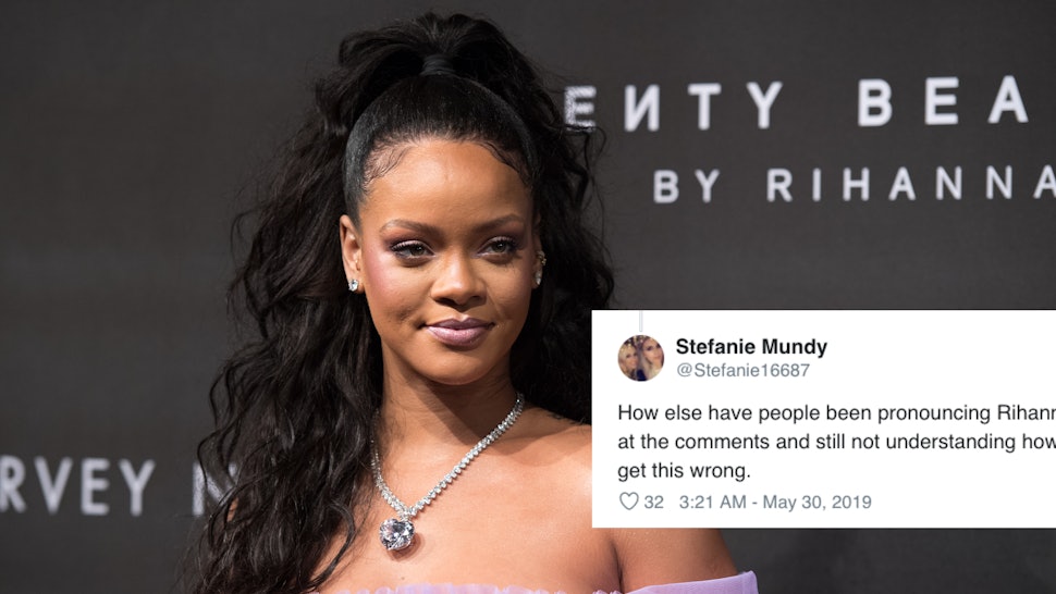 Image result for Have We Been Pronouncing Rihanna's Name Wrong All Along?