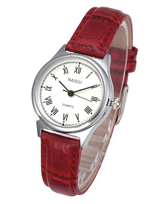 Top Plaza Women's Leather Watch