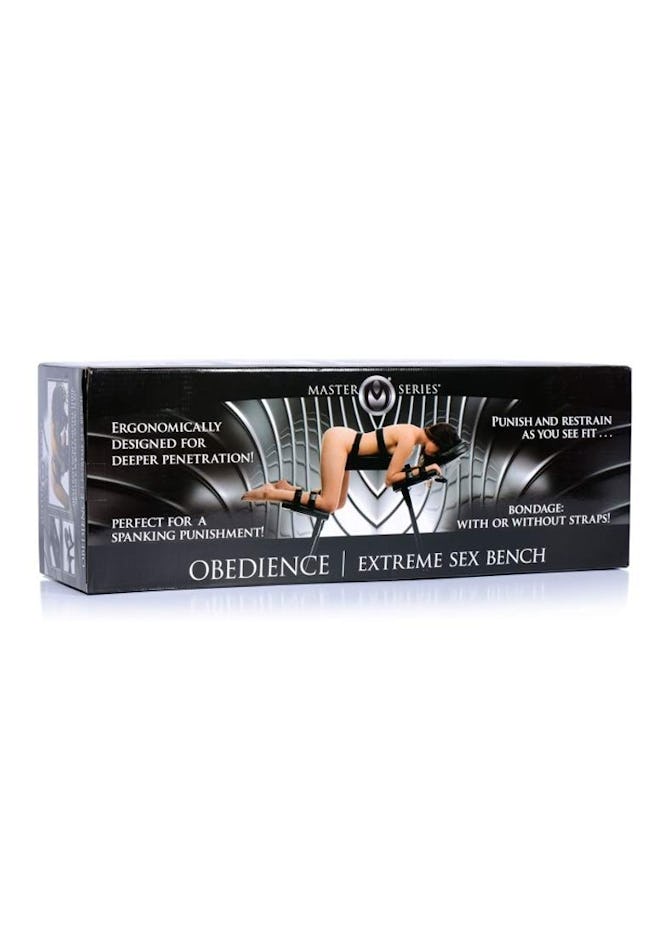 Master Series Obedience Extreme Sex Bench with Restraint Straps