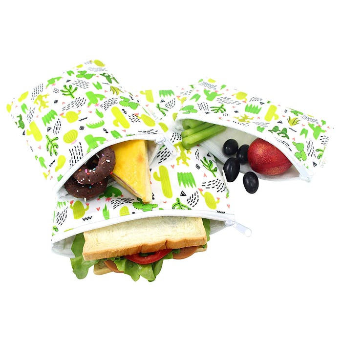 Langsprit Premium Reusable Sandwich & Snack Bags (Set Of 3)