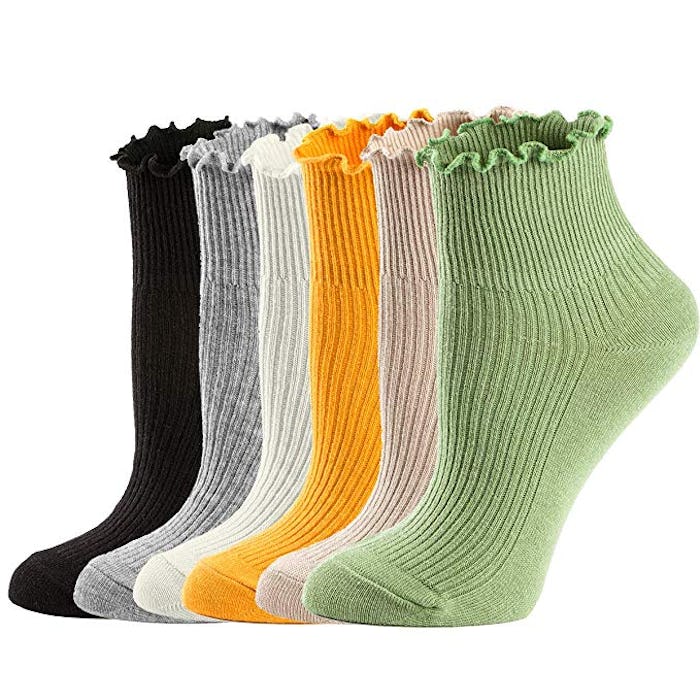 McCool Mary Ruffle Low Cut Socks (6 Pack)