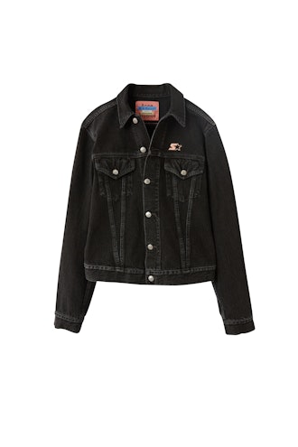 Denim jacket used black