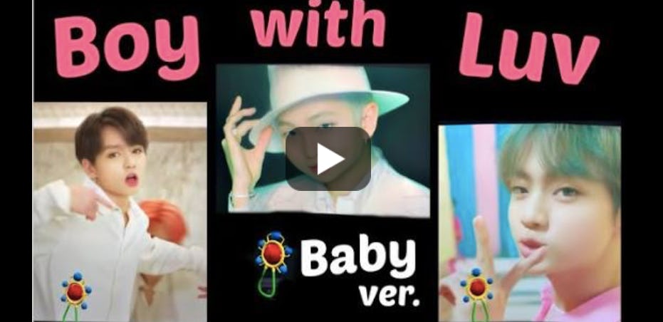 The Snapchat Baby Filter Version Of BTS' "Boy With Luv" Music Video Is