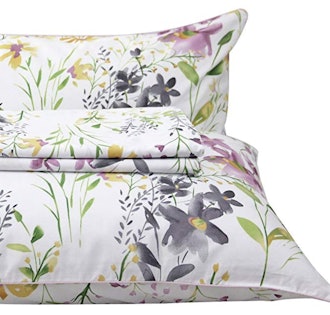 Queen's House Romantic Garden Floral Bed Sheet 