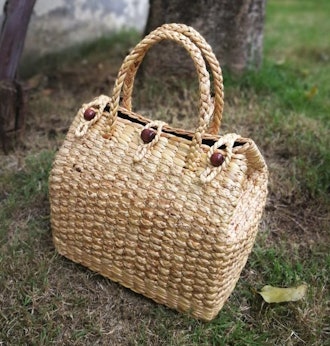 Natural Basket Handmade Straw Bag