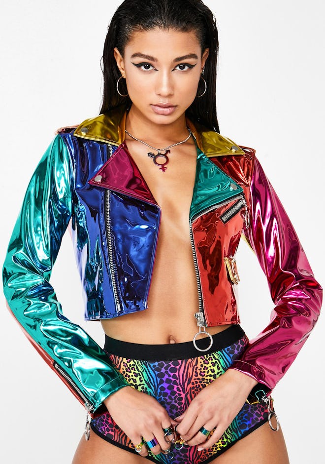 Rainbow Runner Moto Jacket